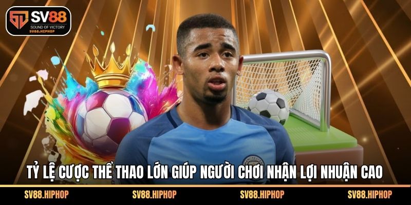 Tỷ lệ cược thể thao lớn giúp người chơi nhận lợi nhuận cao